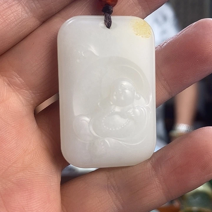 和田玉未镶嵌吊坠(不含链)
