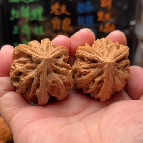 把件文玩核桃九龙筋