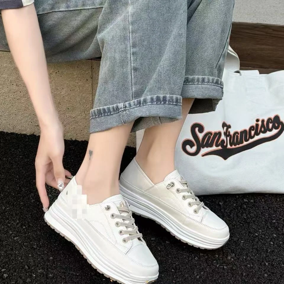 11-5500-7春季休闲小白鞋 女士时尚百搭厚底韩版女鞋