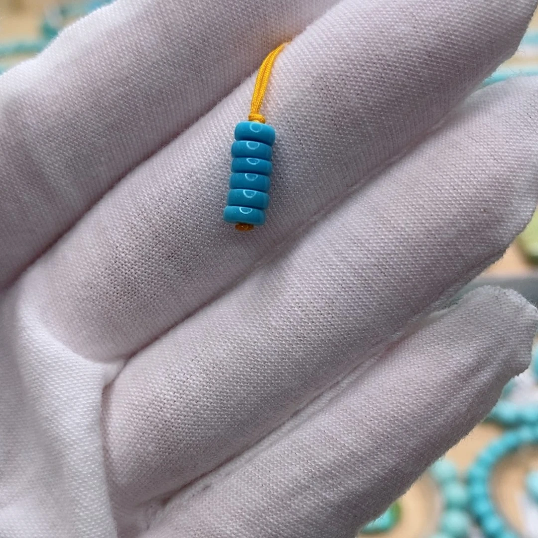 绿松石未镶嵌珠宝奇石4.5mm