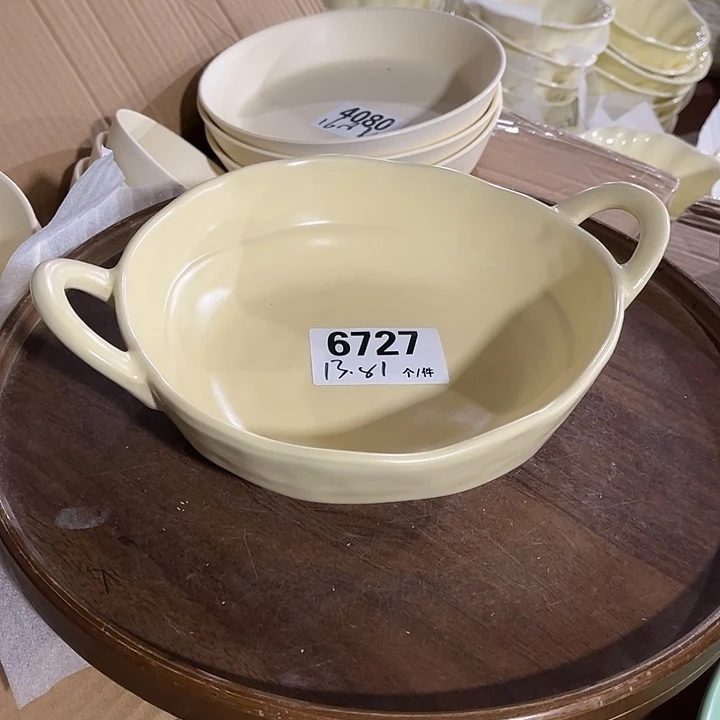 瓷微瑕外贸餐具6727