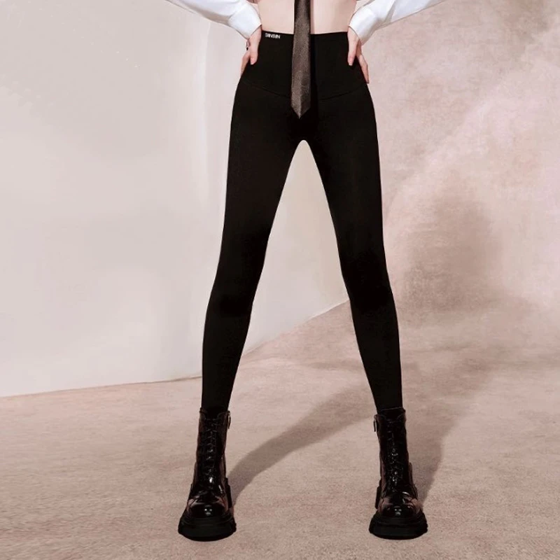 SIN黑色高腰显瘦芭比裤打底裤女