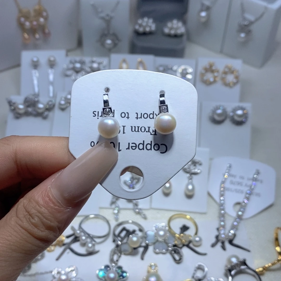 耳饰未镶嵌淡水珍珠