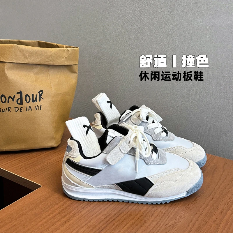 儿童运动鞋洋气男童拼色软底阿甘鞋透气跑步鞋休闲鞋潮5033563O5