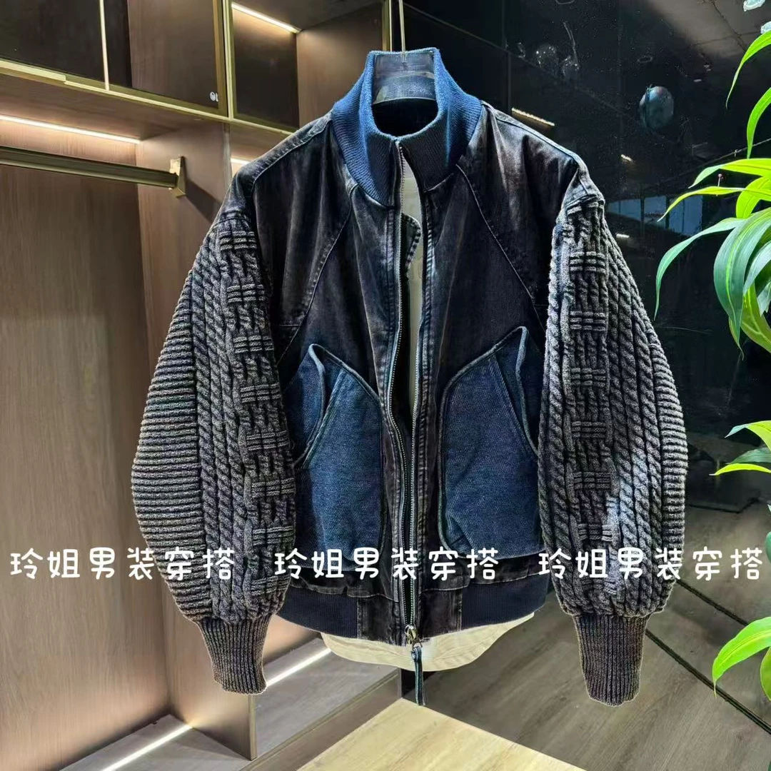 冬季男士重磅复古加厚棉衣外套时尚潮牌美式休闲保暖立领棉服夹克