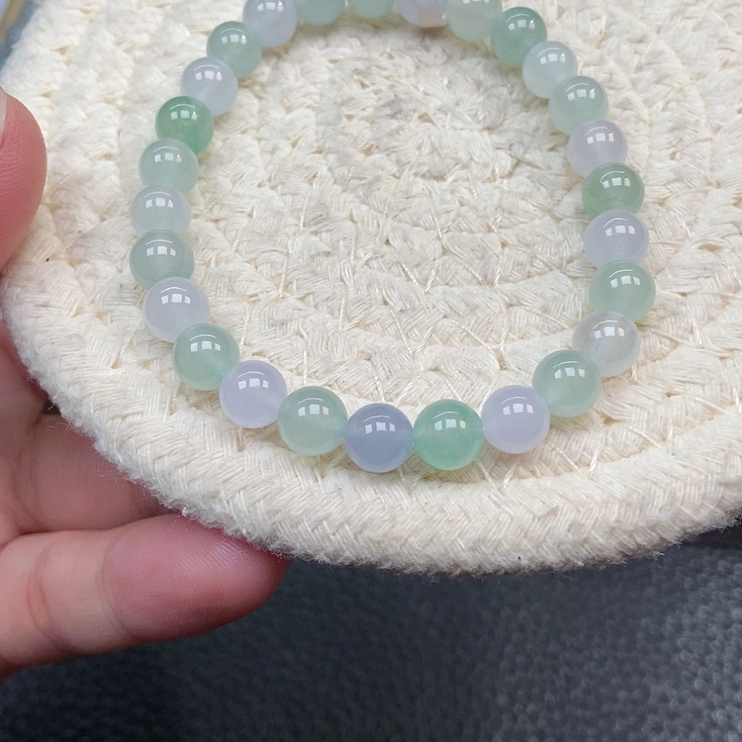 翡翠未镶嵌手链卡7