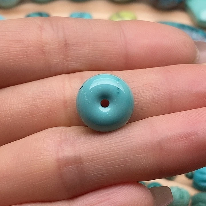 绿松石未镶嵌原矿高瓷绿松石配饰