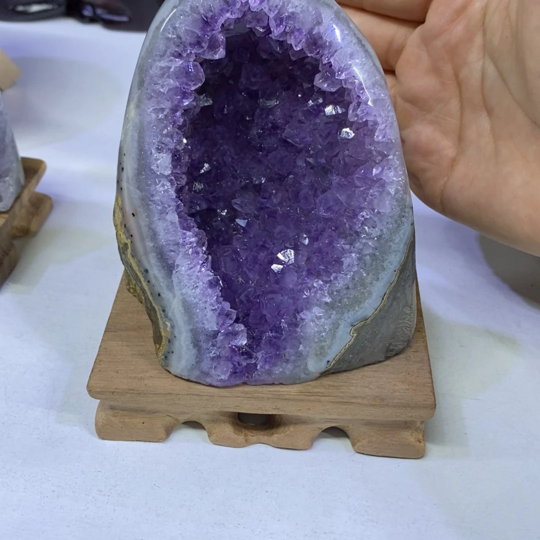 摆件未镶嵌紫晶小*卡小潘