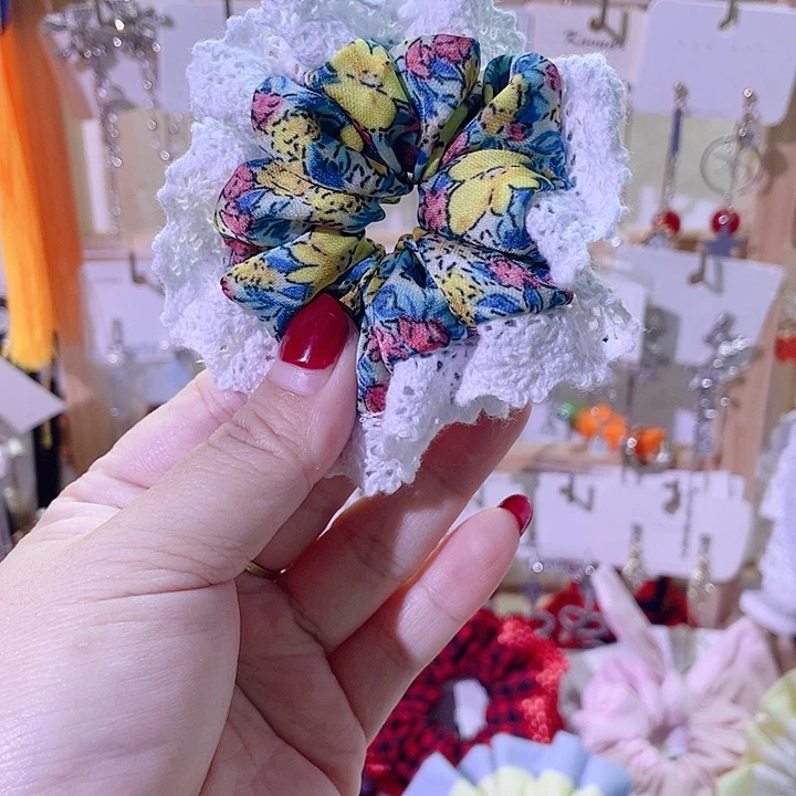 布艺非金属小发圈