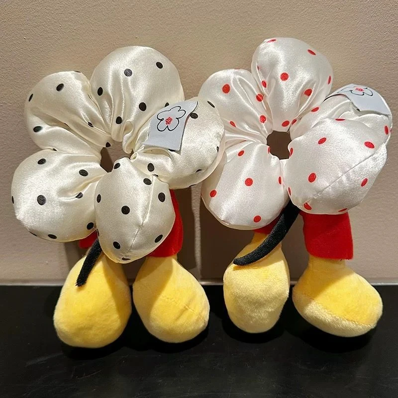 超大号高颜值褶皱百搭大肠发圈低马尾头绳女优雅头花不伤发绳皮筋