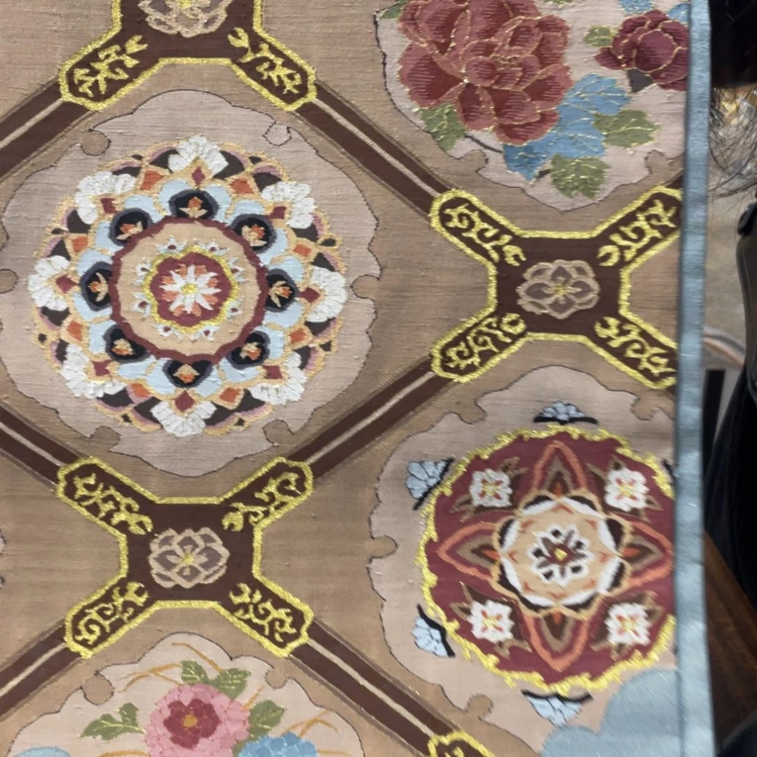 织绣唐锦西阵织桌旗