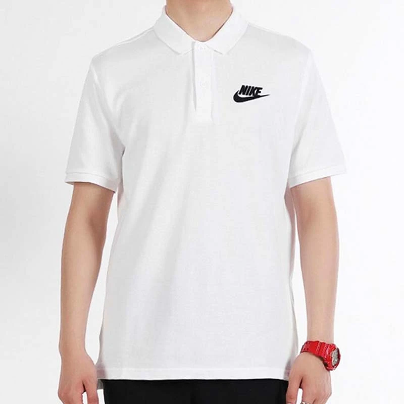 清货 Nike Sportswear 白色休闲运动短袖 Polo衫 909747-100