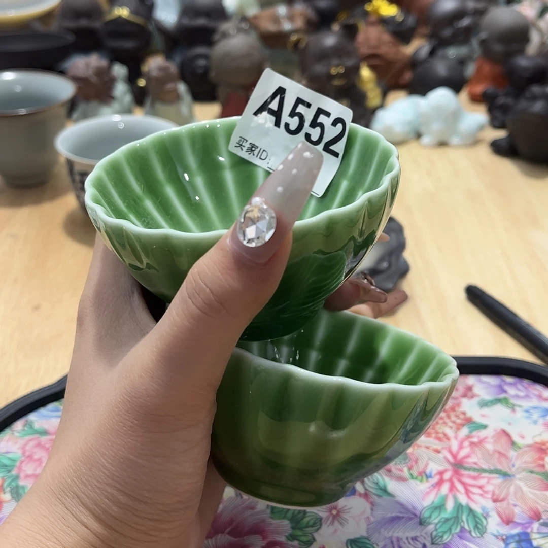 瓷片茶摆件工艺品摆件666