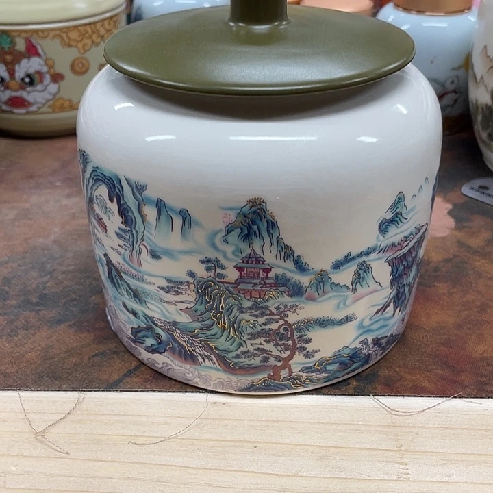陶瓷罐茶叶罐密封罐储物罐