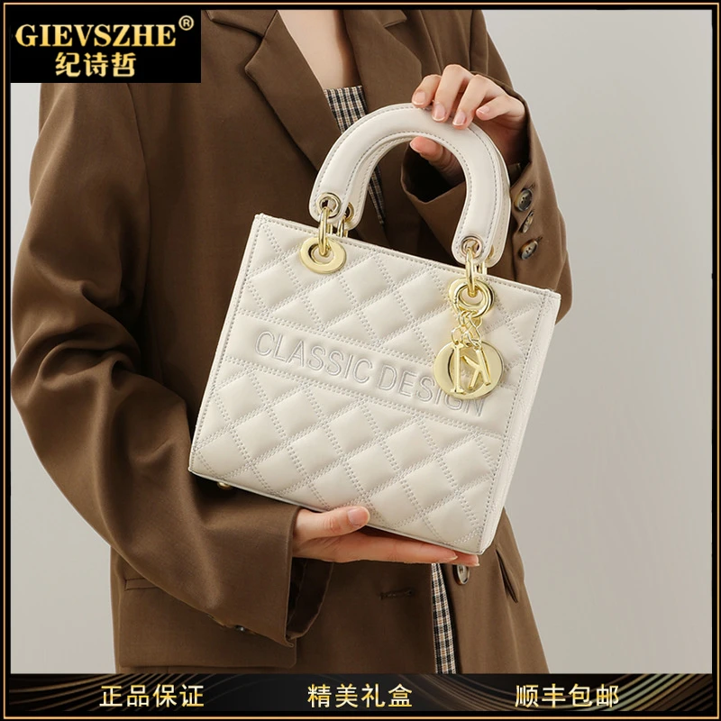 GIEVSZHE纪诗哲包包女款爆款2025新款百搭气质戴妃包女包