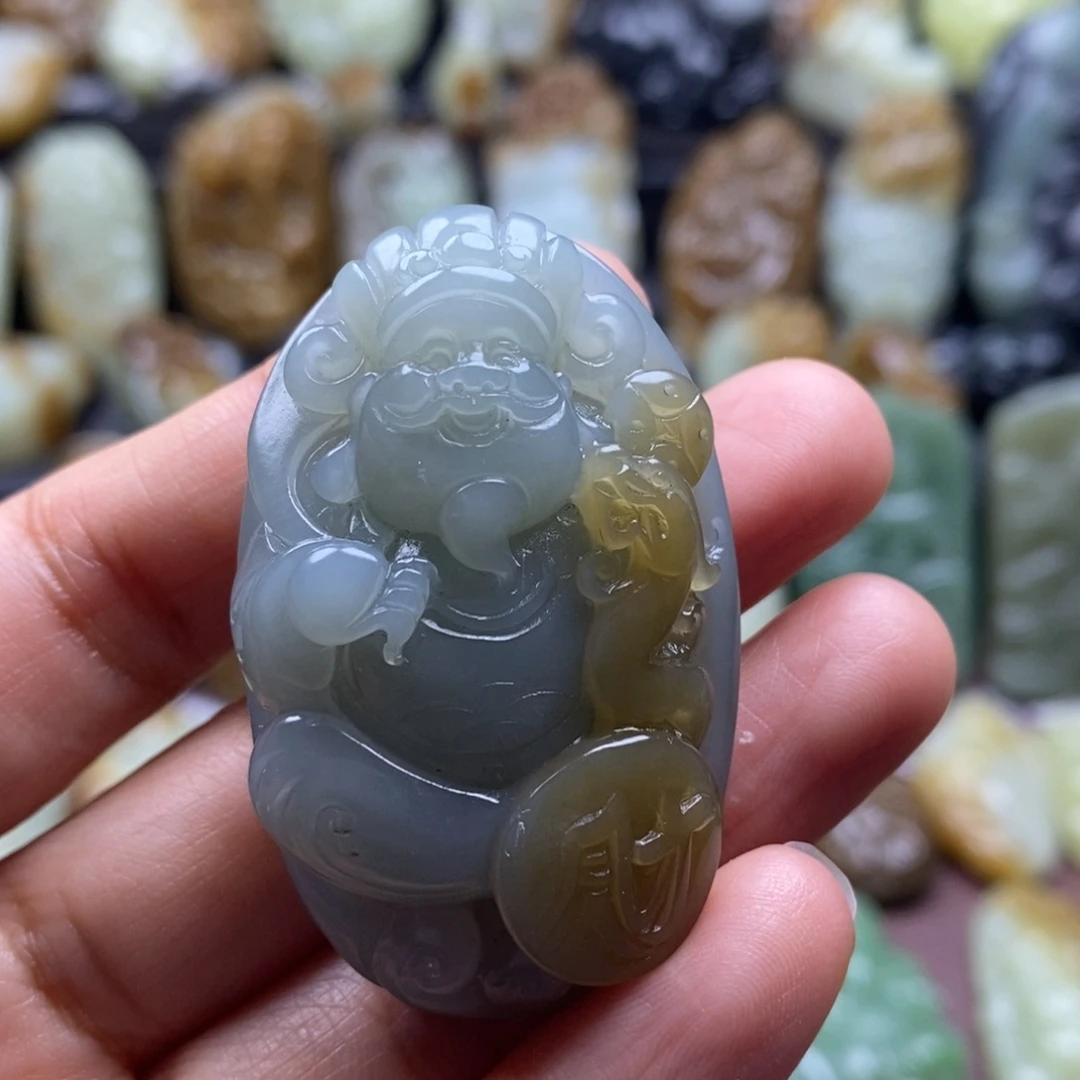 吊坠(不含链)未镶嵌和田玉（糖玉）