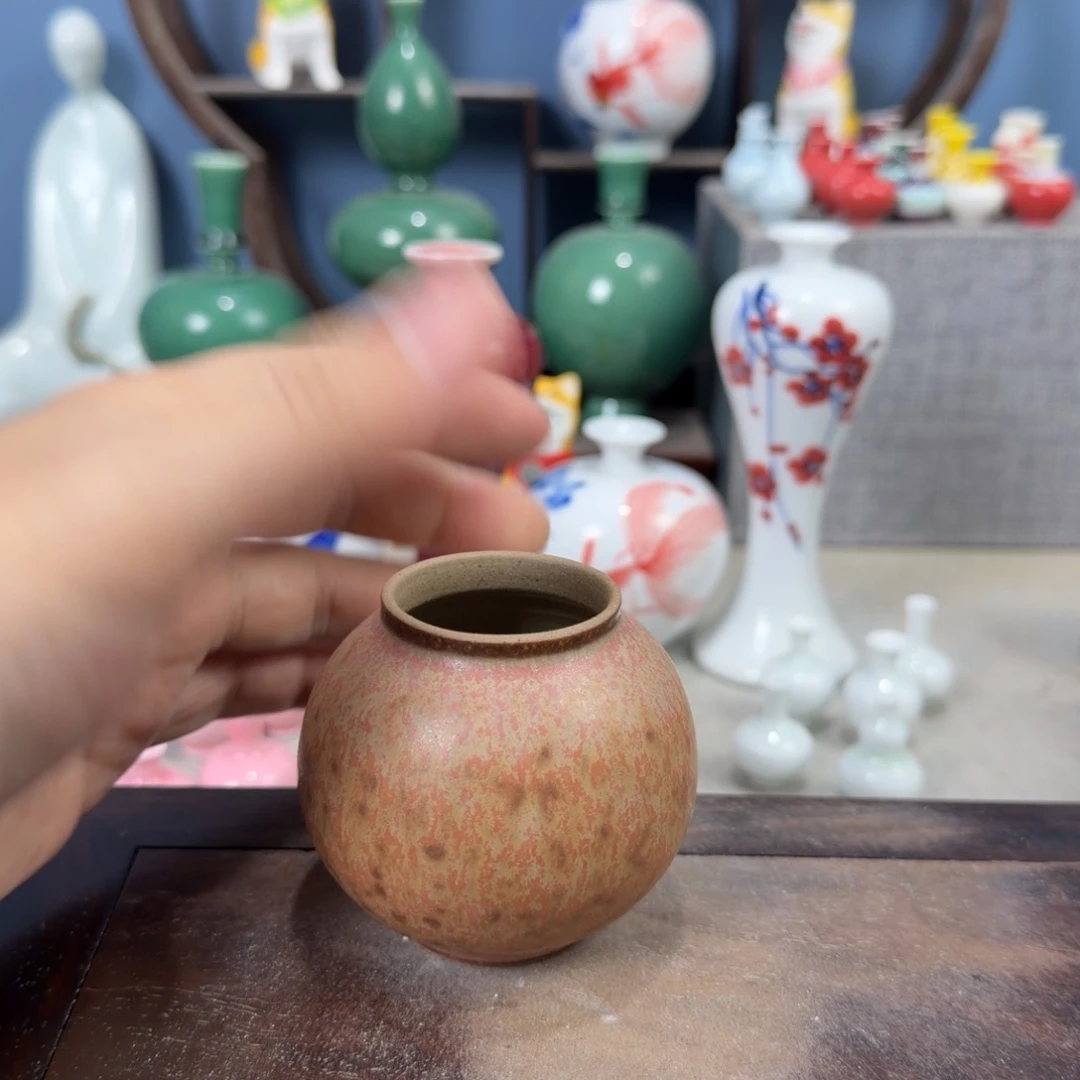 陶瓷手工小花器摆件