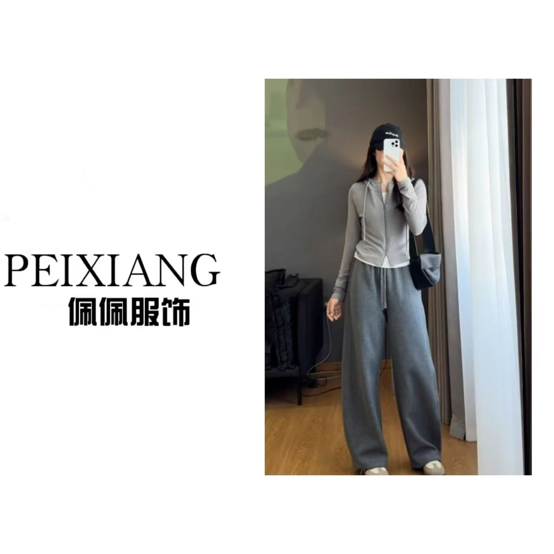 佩佩PC 【假两件拉链帽衫】连帽T恤 Y13549 6086127时尚秋季休闲