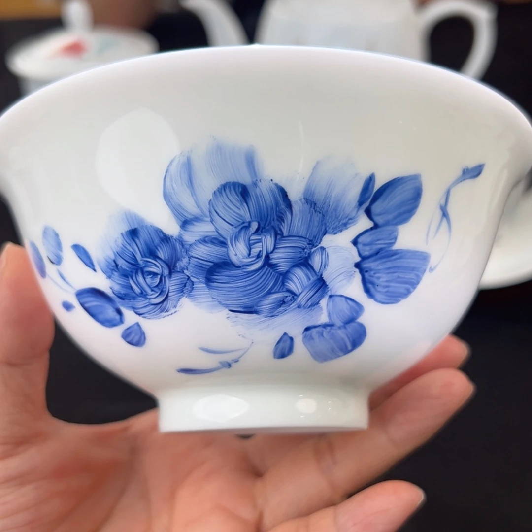 滑石子精品 手指画 微瑕