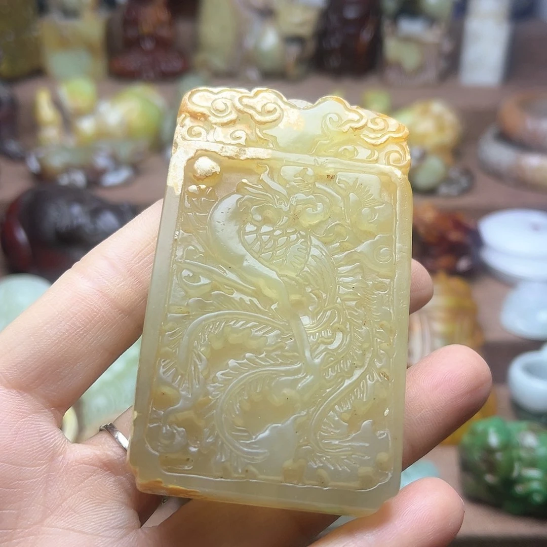 白玉菩提吊坠83。。