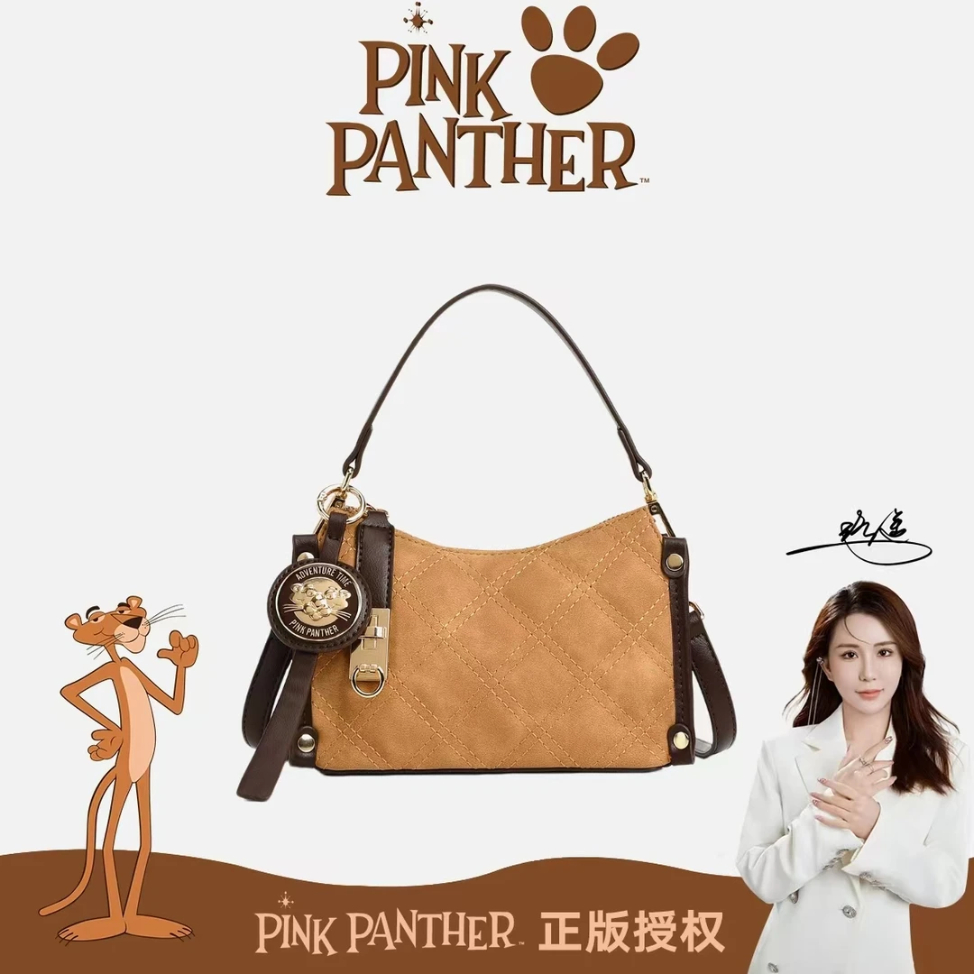 【遥哥定制】PinkPanther/2025新款百搭法式单肩斜挎腋下包