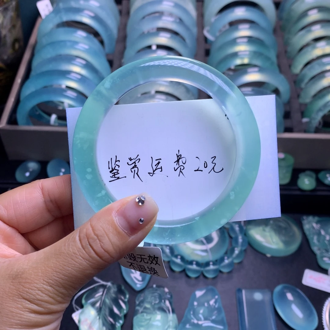 蛇纹石玉未镶嵌手镯57