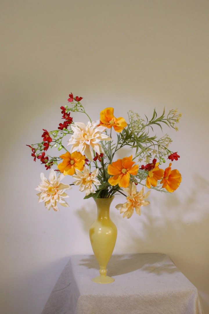 【落日】高品质ins风仿真花法式复古家居装饰花束摆件高级感摆件花