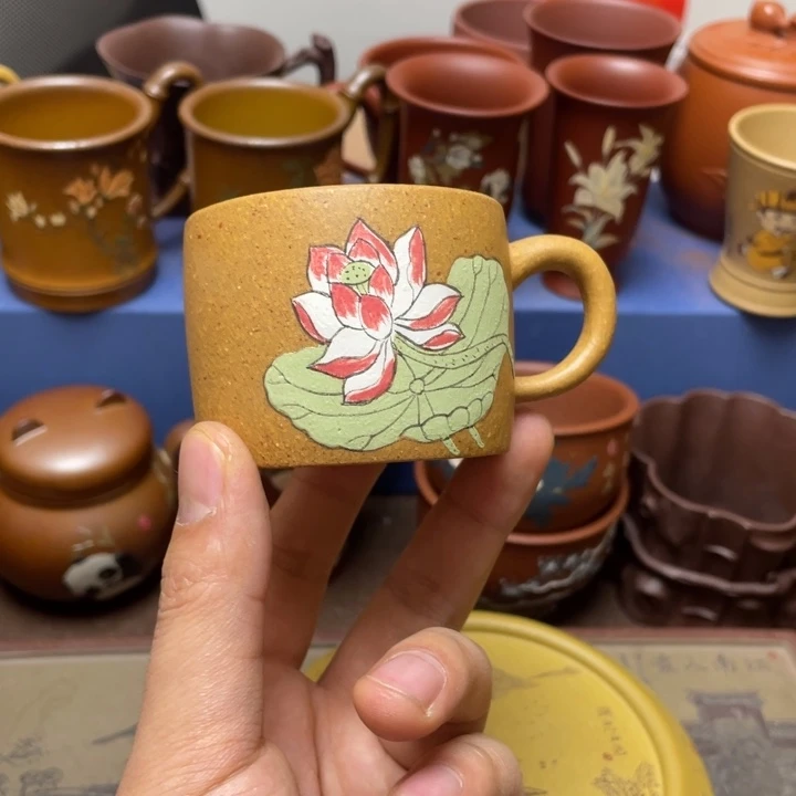 紫砂茶杯紫砂主人杯100cc