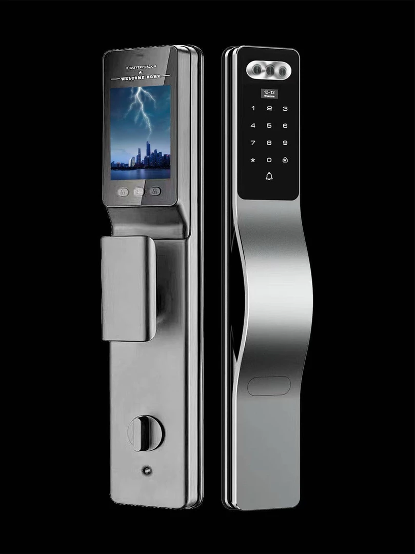 智能锁全自动指纹锁可视猫眼智能锁可视猫眼款