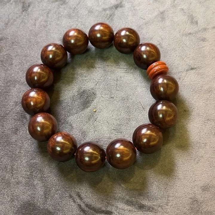 黄花梨/降香黄檀手串/手链1.6紫油梨十号