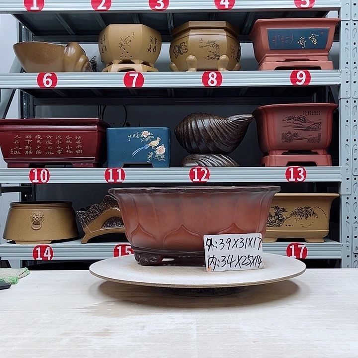 紫砂花盆紫砂花盆