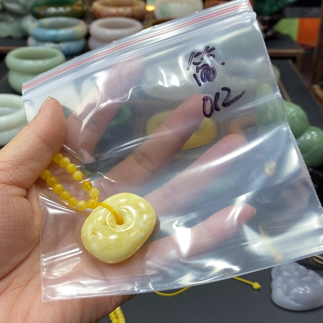 未镶嵌蜜蜡裸石简*