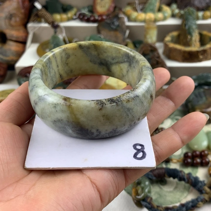 岫岩河磨玉（透闪石质玉）未镶嵌珠宝奇石