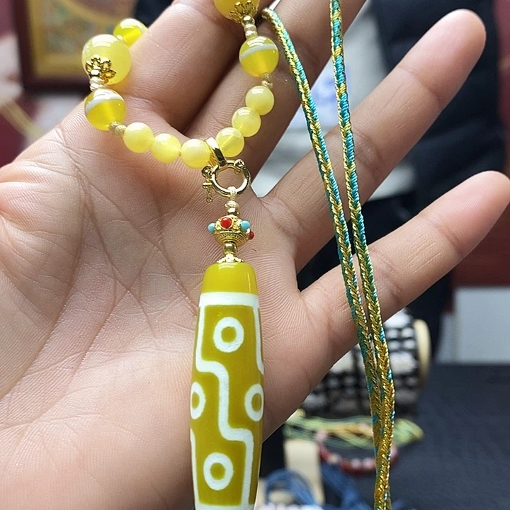 玛瑙/玉髓合金颈饰