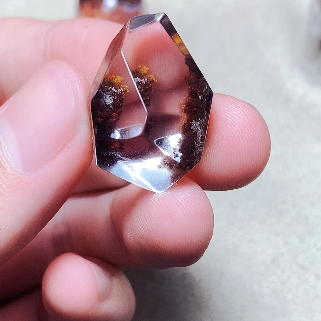 水晶颈饰未镶嵌涵***头