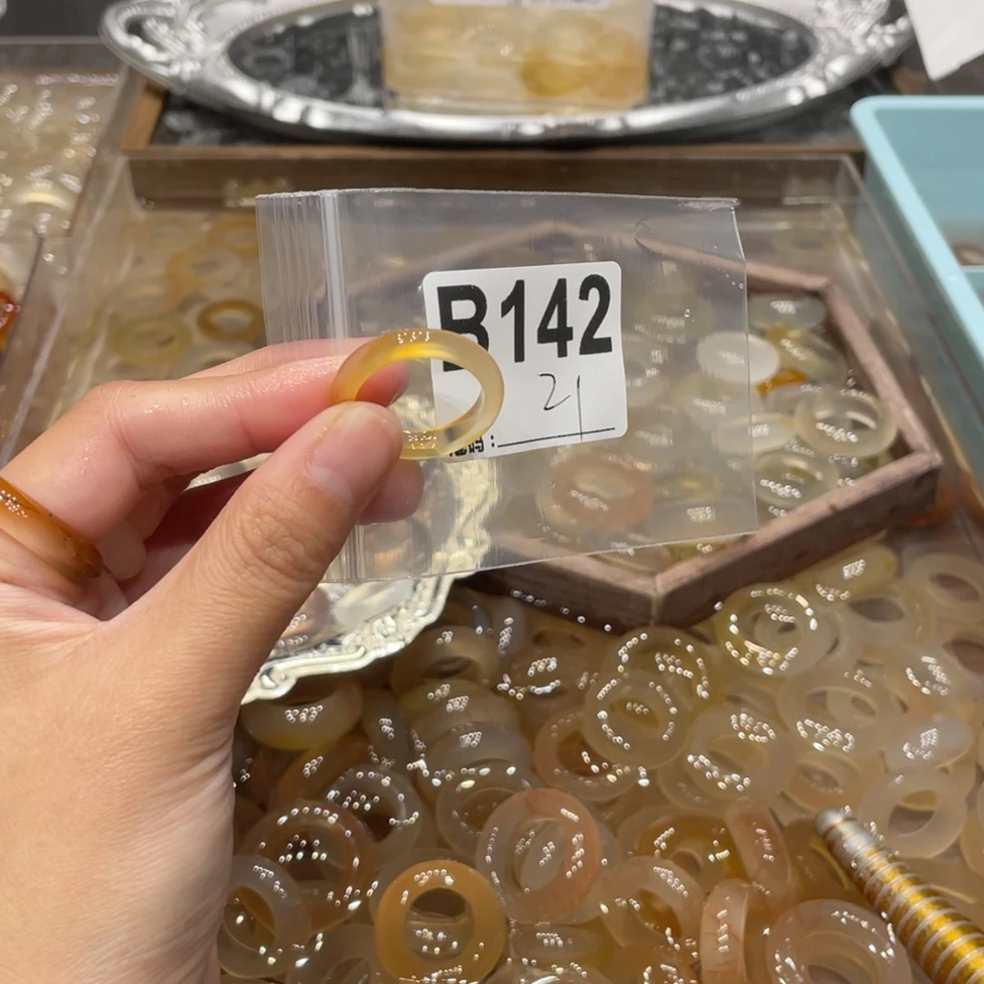 玛瑙/玉髓未镶嵌戒指142