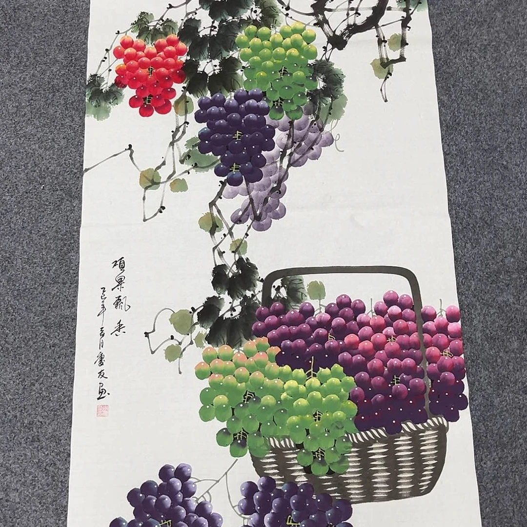 国画国画老师手绘作品