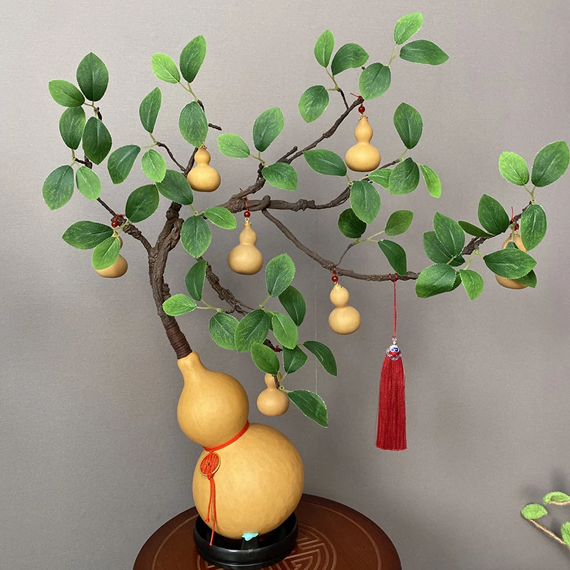 一棵藤上七个葫芦娃居家摆件居家装饰品乔迁新居礼物创意新中式