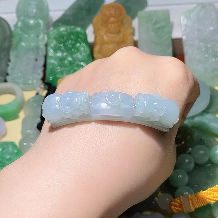এ***༊翡翠未镶嵌颈饰天然翡翠