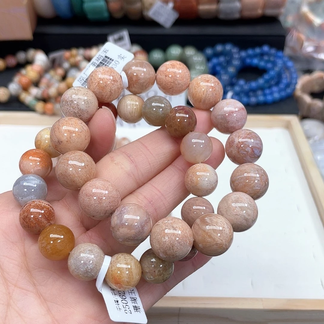 硅化珊瑚（珊瑚玉）手串未镶嵌X****y733