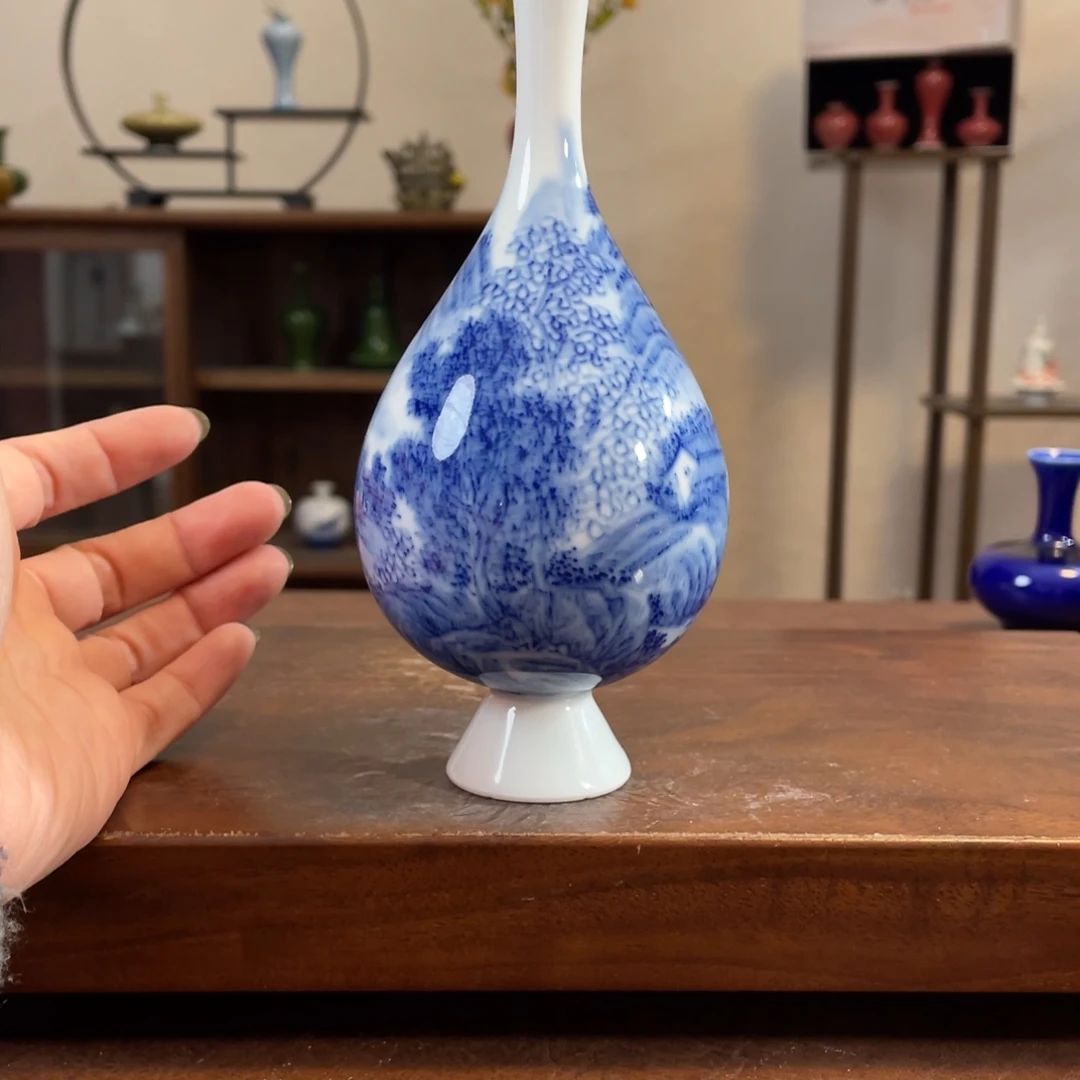 瓷片陶瓷花瓶小摆件