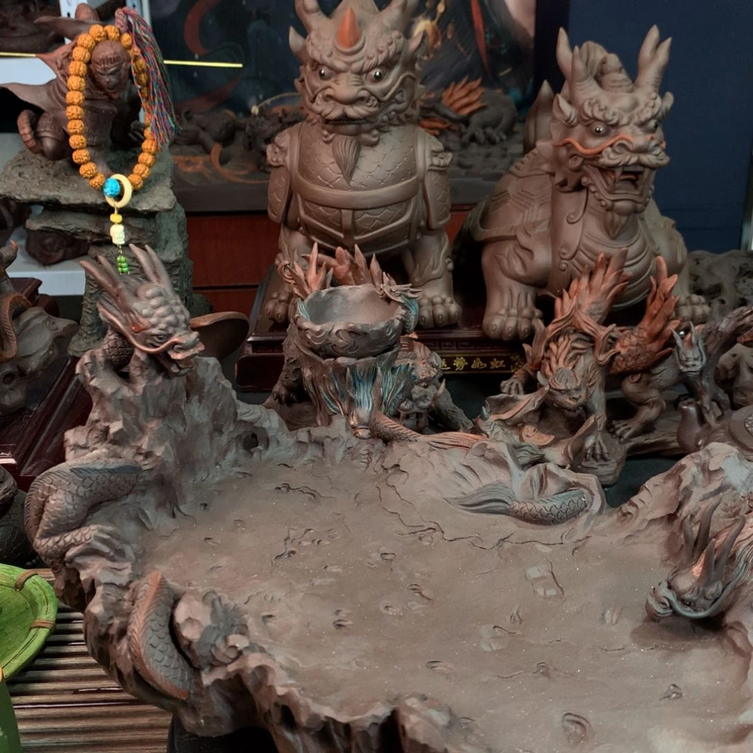 【闪购商品】紫砂全手工制坠***叶