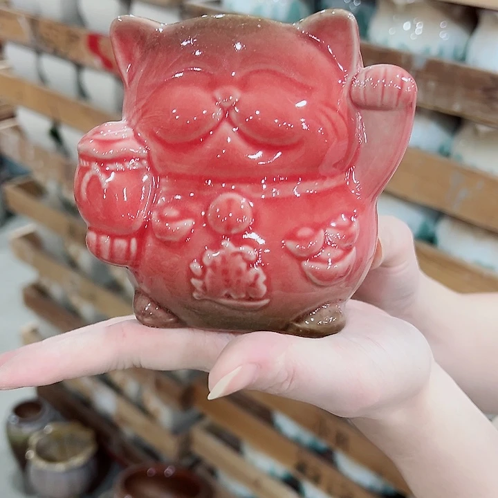 有孔，凑单福利满10元发货陶瓷多肉花盆！