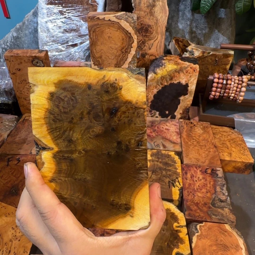 杨***陈手串/手链黄花梨/降香黄檀小叶羊蹄甲老料瘤疤料