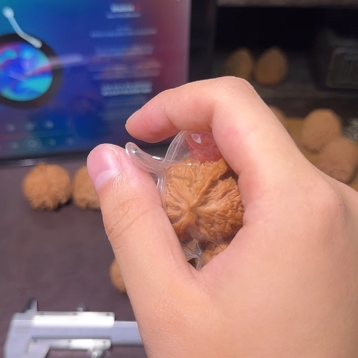 7***L吊坠文玩核桃全品密纹35