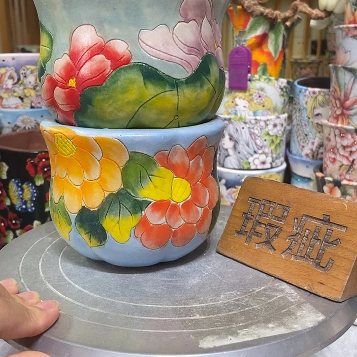 景德镇艺术手绘作品