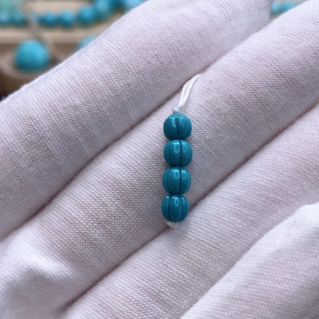 绿松石未镶嵌珠宝奇石4.7mm