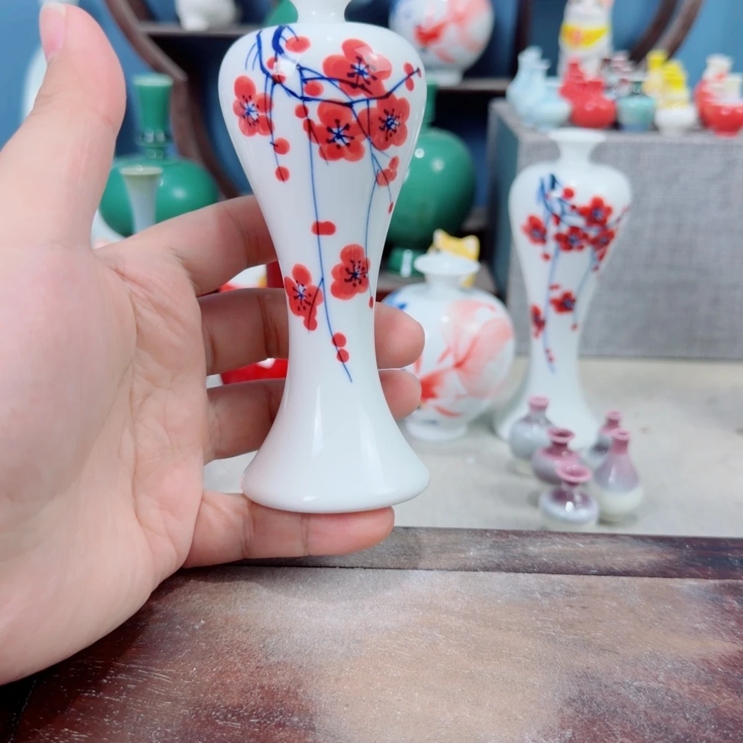陶瓷手工小花器摆件
