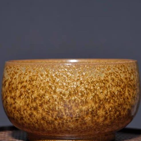《金饭碗》陶瓷钛结晶 原产地 原矿釉 纯手工 （容量300CC）