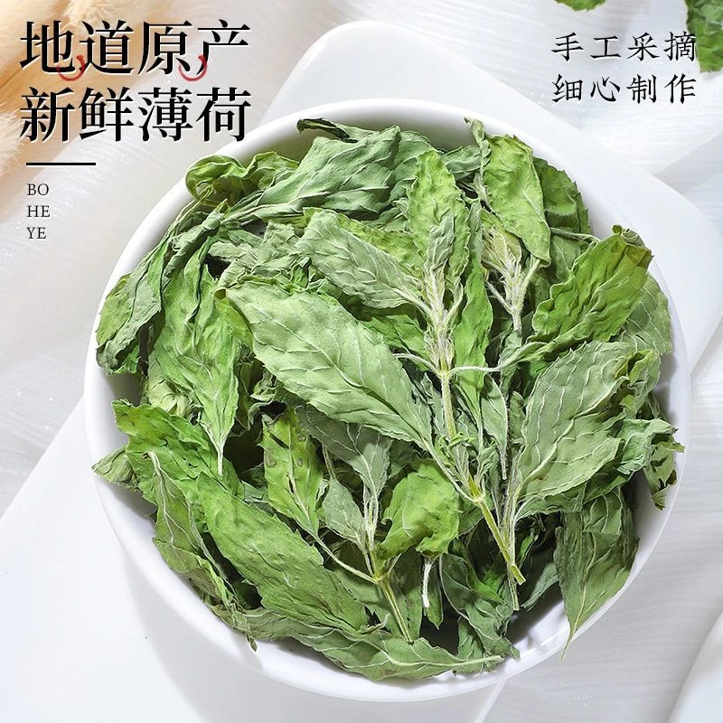 薄荷叶100g野生干薄荷泡水泡茶薄荷叶天然食用薄荷拍2发3 拍3发5